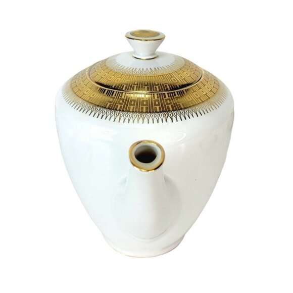 Bavaria Eberhal Gritty Design 5004 Porcelain Teapot Sugar Bowl Teacup Saucer Set - Picture 10 of 16